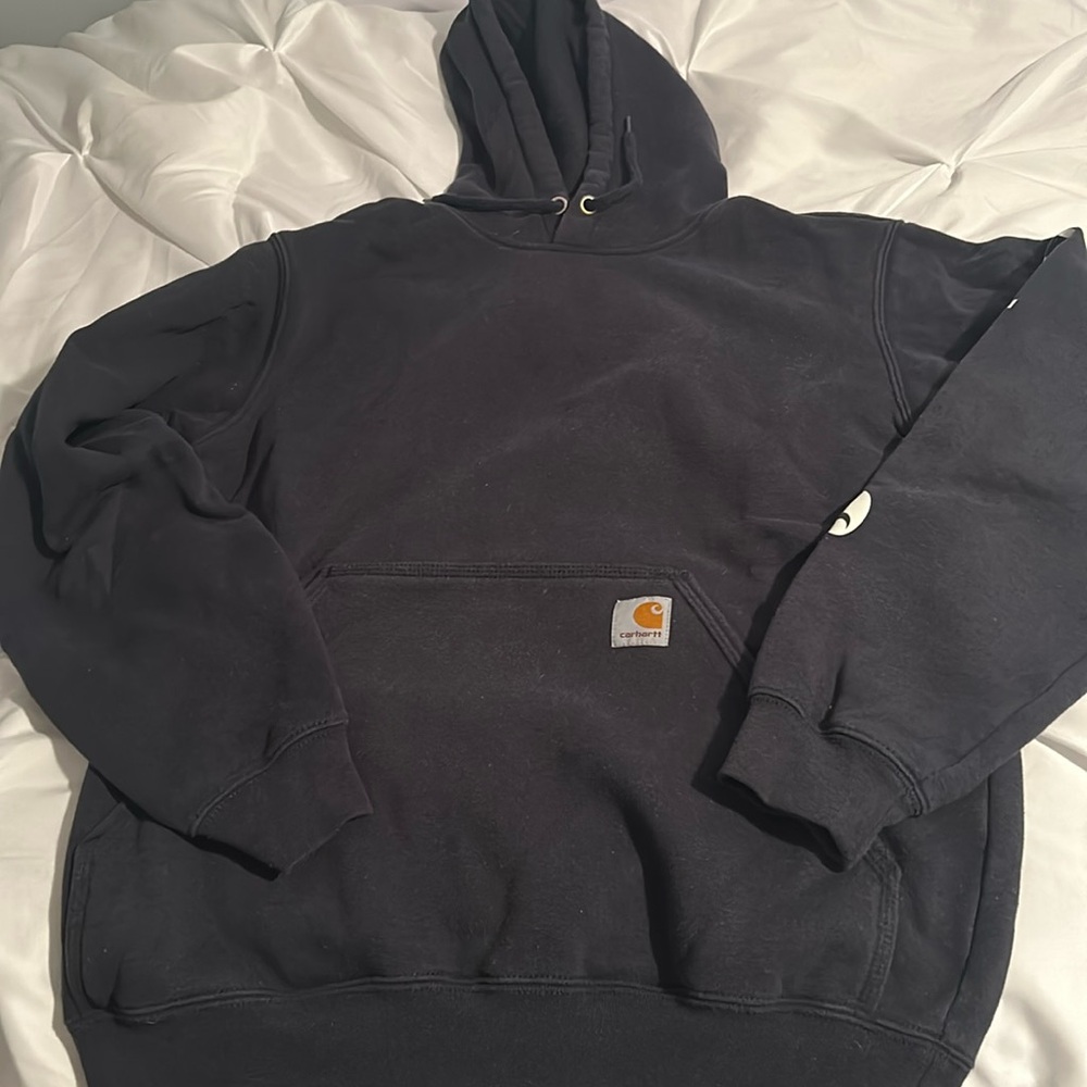 Men’s Navy Blue Carhartt Hoodie Size Small